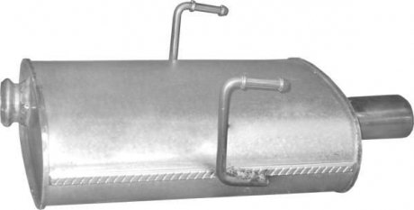 Глушитель, алюм. сталь, задн. часть Peugeot 406 2.0i-16V 97-04 coupe (19.212) Po POLMOSTROW 19212 (фото 1)