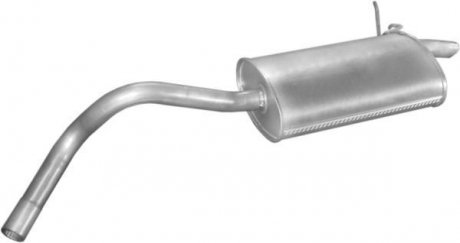 Глушитель (задняя часть) алюминизированная сталь Renault Kangoo 1.4 (97-03) POLMOSTROW 21.260 (фото 1)