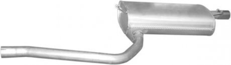 Глушитель алюм. сталь, задн. часть Toyota Avensis 1.6i-16V, 1.8i-16V, 2.0i-16V POLMOSTROW 26.324 (фото 1)