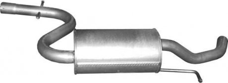 Глушитель алюм. сталь, средн. часть VW Touran 1.6 FSi (30.156) POLMOSTROW 30156 (фото 1)
