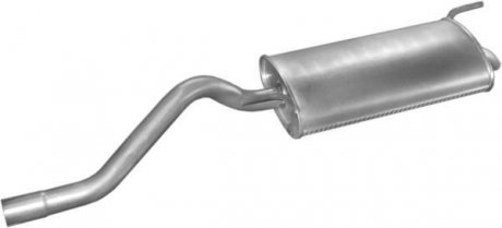 Глушитель (задняя часть) алюминизированная сталь VW Caddy POLMOSTROW 30.49 (фото 1)