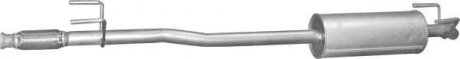 Глушитель (задняя часть) алюминизированная сталь VW Crafter/Mercedes Sprinter 906 2.2, 2.5, 3.0 CDi (07-11) POLMOSTROW 30.90 (фото 1)