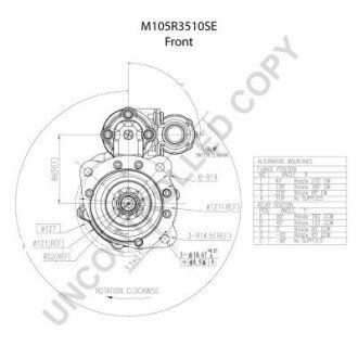 Стартер PRESTOLITE ELECTRIC M105R3510SE