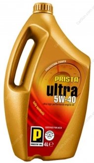 Моторное масло PRIS ULTRA 5W40 4л - PRISTA PRISULTRA5W404L (фото 1)