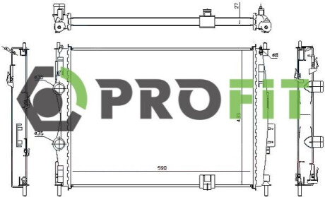 Радиатор охлаждения PROFIT 1740-0267