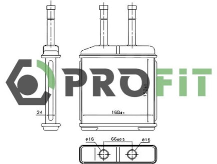 Автозапчасть PROFIT 1760-0105