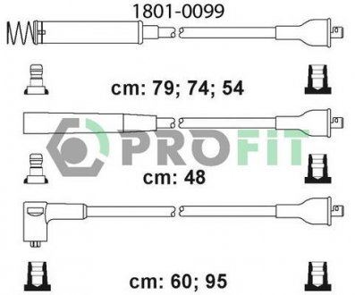Провода высоковольтные - PROFIT 1801-0099 (фото 1)