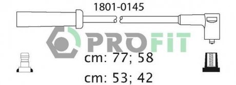 Комплект кабелів високовольтних PROFIT 1801-0145 (фото 1)