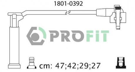 Провода высоковольтные - PROFIT 1801-0392 (фото 1)