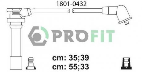 Провода высоковольтные - (Z50118140A) PROFIT 1801-0432