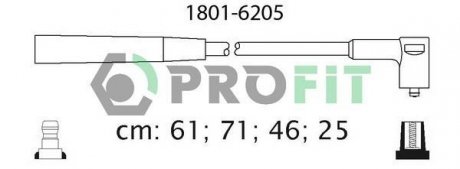 Провода высоковольтные - PROFIT 1801-6205