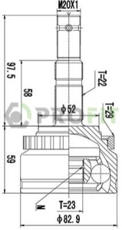 ШРУС PROFIT 2710-1451