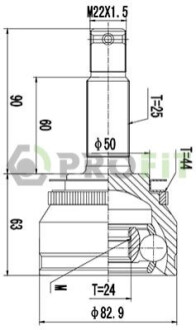 Шрус PROFIT 2710-3039