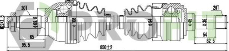 Піввісь PROFIT 2730-3012