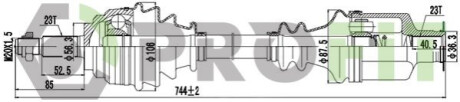 Піввісь PROFIT 2730-3100