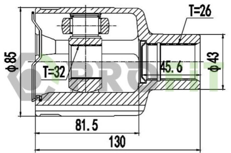 ШРУС PROFIT 2810-2052