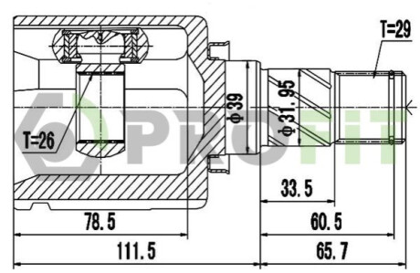 ШРУС PROFIT 2810-2081