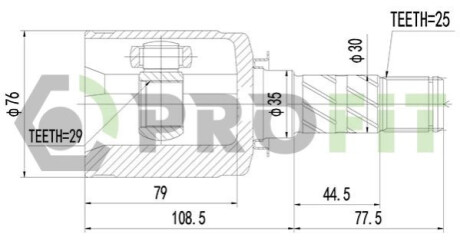 ШРУС PROFIT 2810-2085