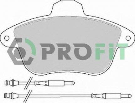 Колодки гальмівні дискові PROFIT 5000-0746