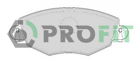 Колодки гальмівні дискові PROFIT 5000-1425