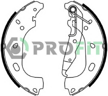 Колодки тормозные барабанные PROFIT 5001-4055