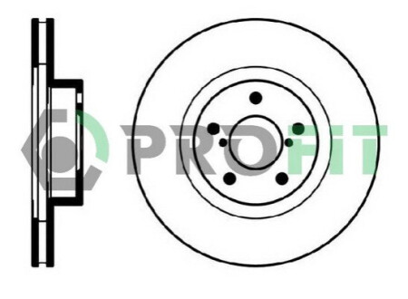 Диск гальмівний PROFIT 5010-0679