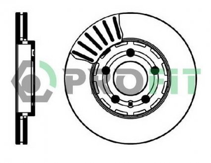 Тормозной диск PROFIT 5010-0927 (фото 1)