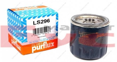 Масляный фильтр - (SMD360935 / SHY114302 / SH0114302A) Purflux LS296 (фото 1)