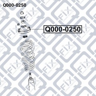 Опора амортизатора Q-FIX Q000-0250 (фото 1)