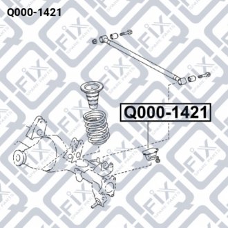 ОТБОЙНИК РЕССОРЫ ЗАДНЕЙ Q-FIX Q000-1421