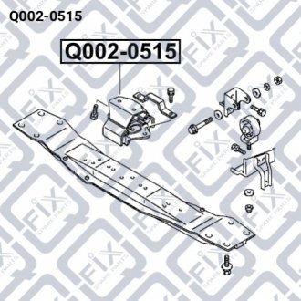 Подушка двигуна Q-FIX Q002-0515