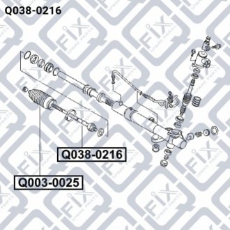 Тяга рульова Q-FIX Q038-0216