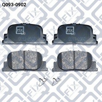 Колодки гальмівні дискові задні Q-FIX Q0930902 (фото 1)