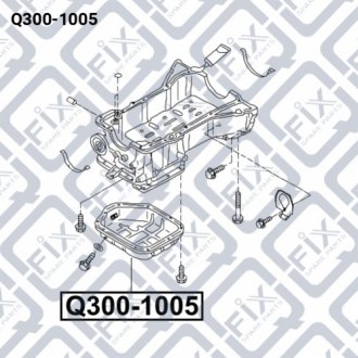 Піддон двигуна Q-FIX Q300-1005 (фото 1)