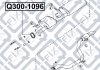 Прокладка приймальної труби (графітова) Q-FIX Q300-1096 (фото 2)