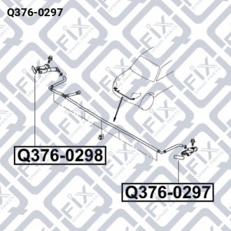 Кришка форсунки омивача фари L Q-FIX Q376-0297