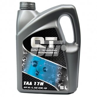 Олія трансмісійна для МКПП QT-Oil 85W90 GL5 5Л - Qt Oil QT2585905