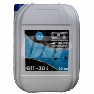 Антифриз QT MEG STANDARD -30 G11 BLUE 10кг Qt Oil QT5533010 (фото 1)