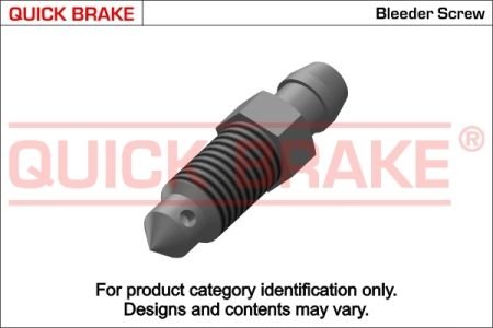 Штуцер для прокачки тормозной системы QUICK BRAKE 0090 (фото 1)