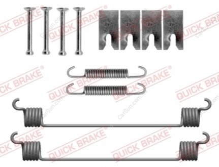 Комплект приладдя, гальмівна колодка QUICK BRAKE 105-0056