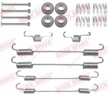 Комплект гальмівних колодок, стоянкове гальмо QUICK BRAKE 105-0057