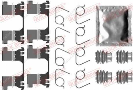 Комплект гальмівних колодок, дискове гальмо QUICK BRAKE 1090091