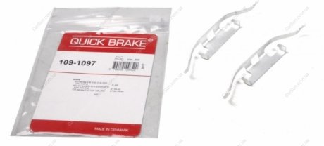 Комплект приладдя, накладка дискового гальма QUICK BRAKE 109-1097