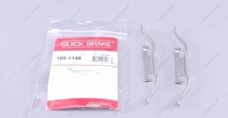 Комплект приладдя, накладка дискового гальма QUICK BRAKE 109-1148