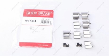 Комплект приладдя, накладка дискового гальма QUICK BRAKE 109-1244