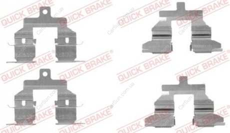 Скобы тормозных колодок - (D4080JA01A / 44011EM11A) QUICK BRAKE 1091737 (фото 1)