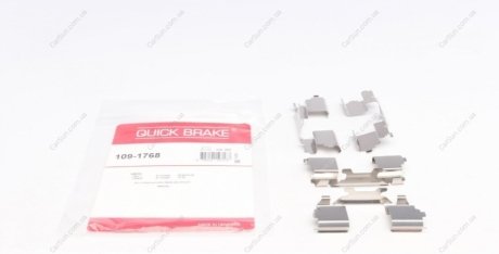 Комплект приладдя, накладка дискового гальма QUICK BRAKE 109-1768