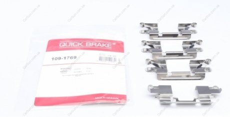 Комплект приладдя, накладка дискового гальма QUICK BRAKE 109-1769 (фото 1)