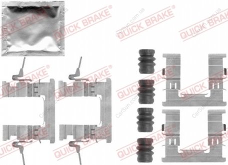 Комплект приладдя, накладка дискового гальма QUICK BRAKE 1091853 (фото 1)
