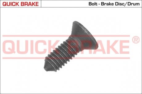 Болт, диск тормозного механизма QUICK BRAKE 11667